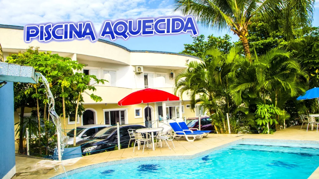 Piscina aquecida Hotel Iracemar Guarujá