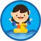 icone piscina criança